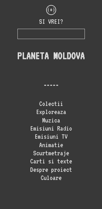 Site-ul oficial Planeta Moldova, văzut prin ușa deschisă
